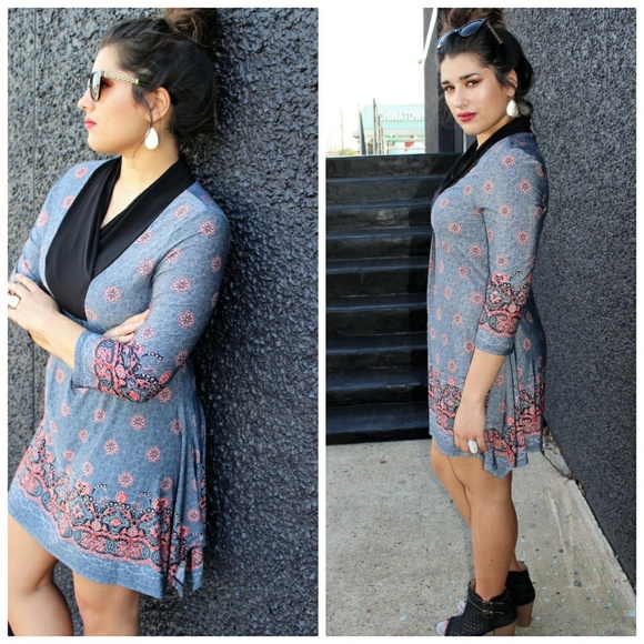 Relaxed tunic with print - Picture 4 of 5